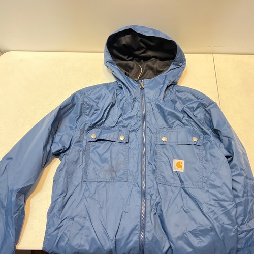 Carhartt Rockford Rain Defender Jacket Mens S Blue Coat Carhartt Rockford Rain Defender Jacket Mens S Blue Coat