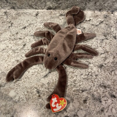 TY Beanie Baby - STINGER the Scorpion 1997 Rare Plush Toy