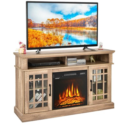 Tv Stand W/ 1400w Electric Fireplace For Tvs Up To 50 Inches