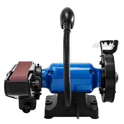 VEVOR Combo Belt Sander Grinder Bench Sharpener 6" Disc 2" x 28" Belt w/ Lamp