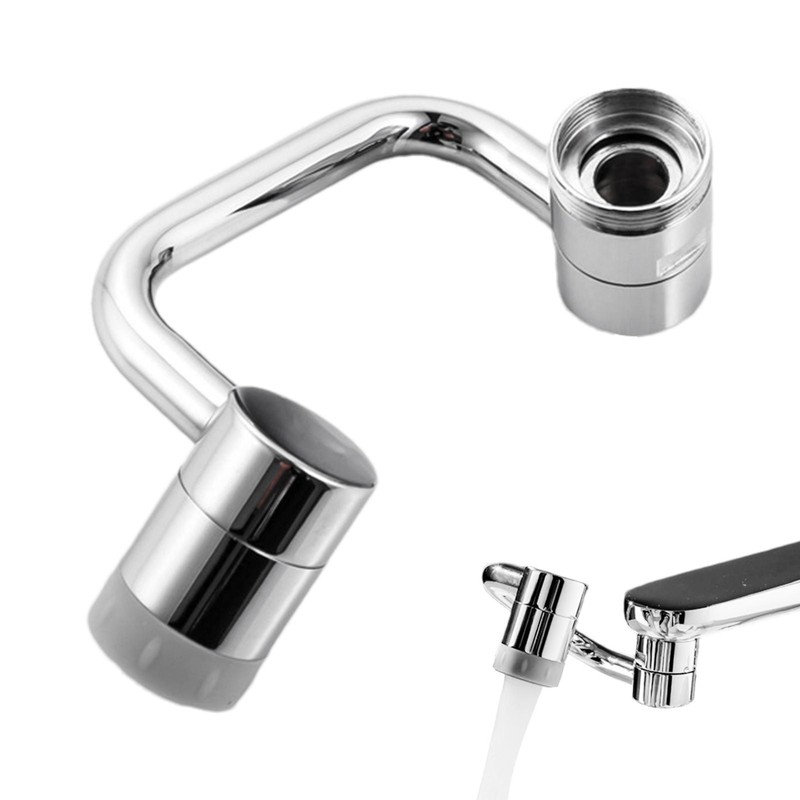 Universal 1080&deg; Swivel Robotic Arm Swivel Extension Faucet Aerator Spray Head