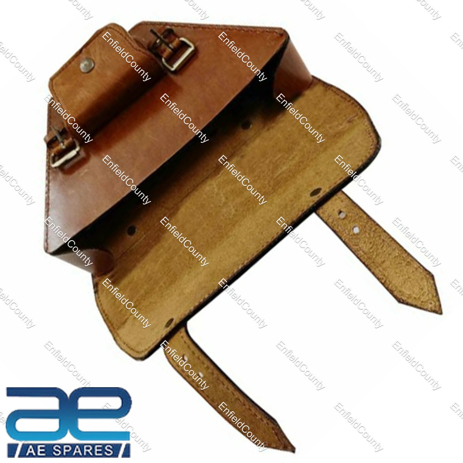 For Royal Enfield Interceptor 650 Side Panel Bag With Pocket Genuine Leather 