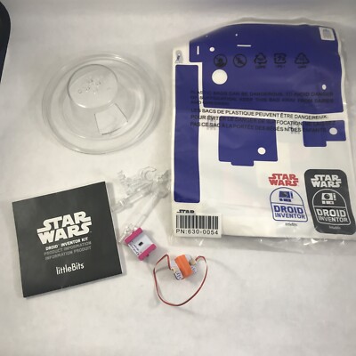 Star Wars Little Bits Droid Inventor Kit Parts & Stickers 7 Piece Lot