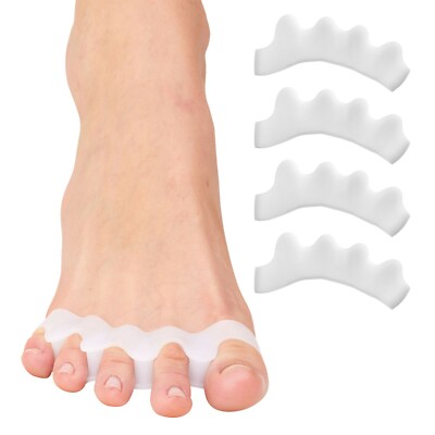 ZenToes Silicone Toe Separators Spacers Correct Hammertoe Alignment Straightener