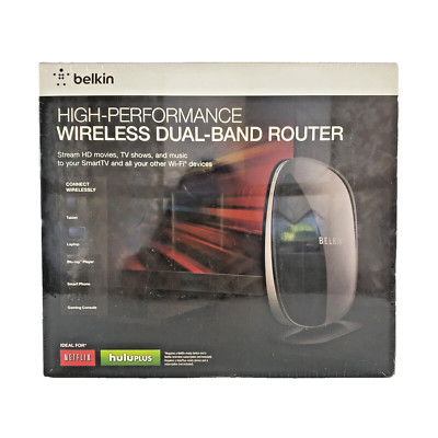 Belkin High Performance Wireless Dual Band Router - 750 mbps -2 Ports -N750 -New