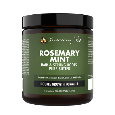 Sunny Isle Rosemary Mint Hair and Strong Roots Butter 8oz