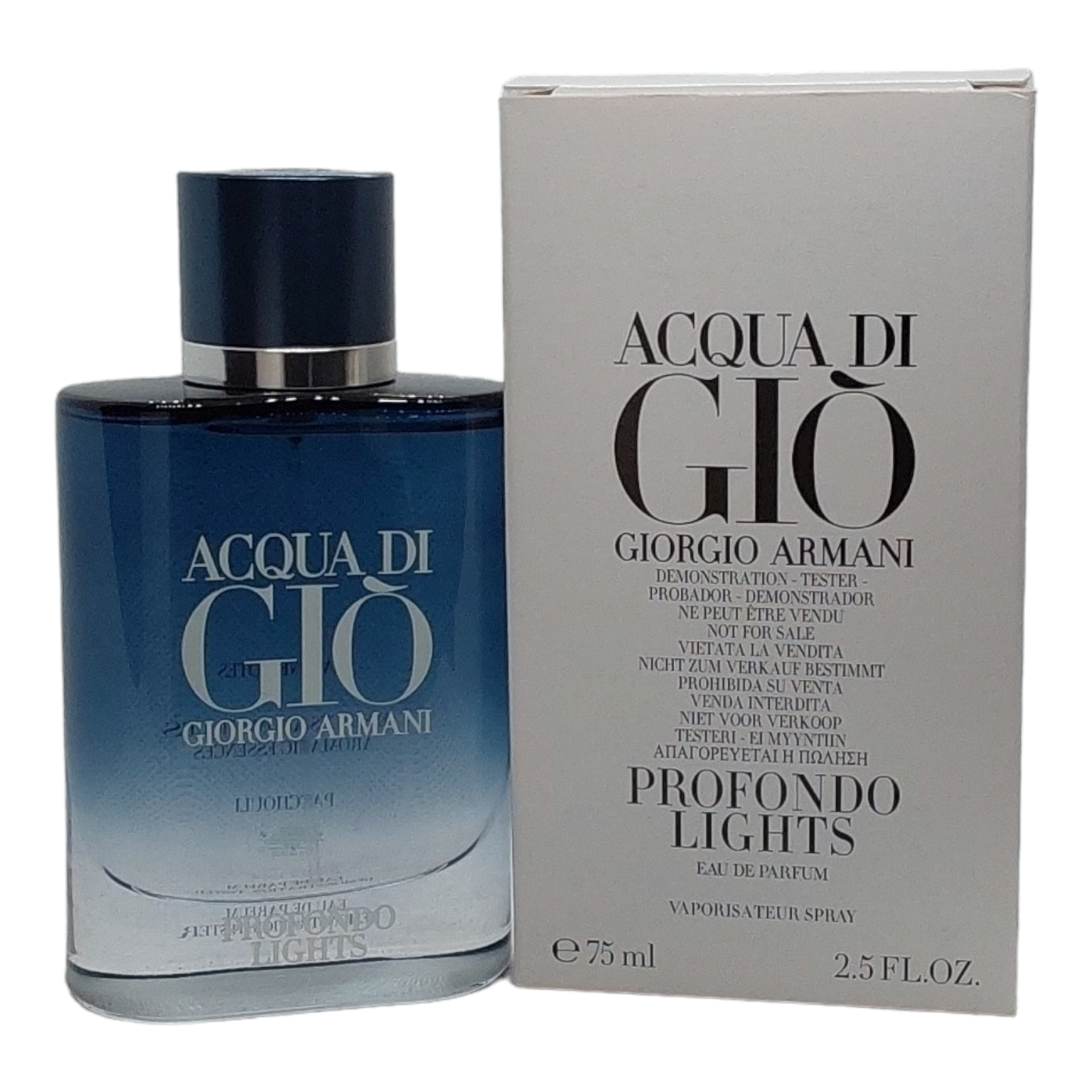 Giorgio Armani Acqua Di Gio Profondo Lights Eau De Parfum Spray 2.5 oz 75 ml Men Giorgio Armani Acqua Di Gio Profondo Lights Eau De Parfum Spray 2.5 oz 75 ml Men
