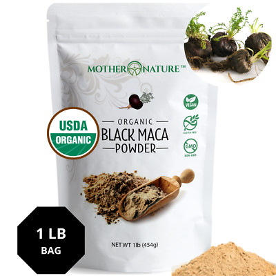 ORGANC Maca Root Powder, Black & Red Raw, Pure, Non-GMO, Peruvian Superfood 1lb