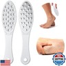 4 Pcs Stainless Steel Foot Scraper Metal Foot File Double Sided File Callus Remover Professional Feet Rasp Scrubber for Wet or Dry Skin Easy to Clean Pedicure Tool Heel