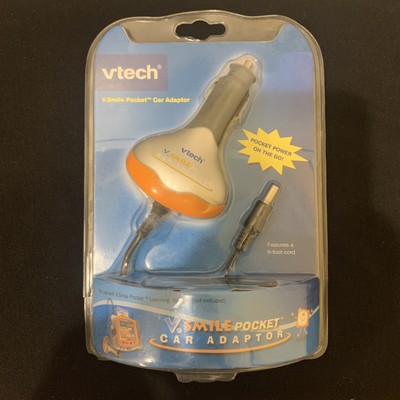 NEW & SEALED * VTECH V.SMILE POCKET CAR ADAPTOR * 6-FOOT CORD