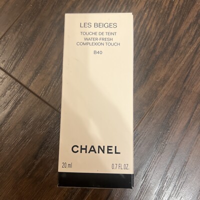 CHANEL LES BEIGES Water-Fresh Complexion Touch 20mL / .7 Fl Oz  Shade B40  BNIB
