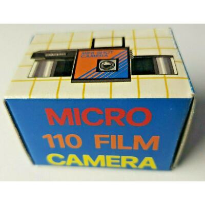 Vintage Micro 110 Film Camera In Original Box Collectable NIB on Keychain SKU75