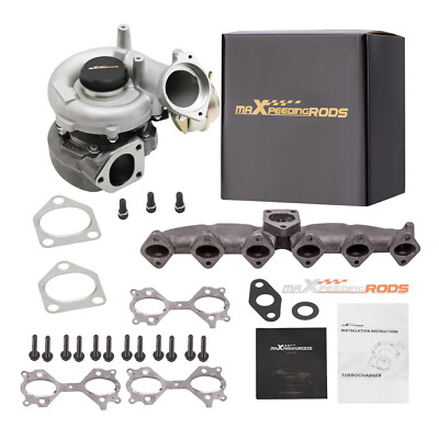 Turbolader ink. Auspuffkrümmer for BMW X5 3.0d (E53) 160KW 218PS 753392 742417