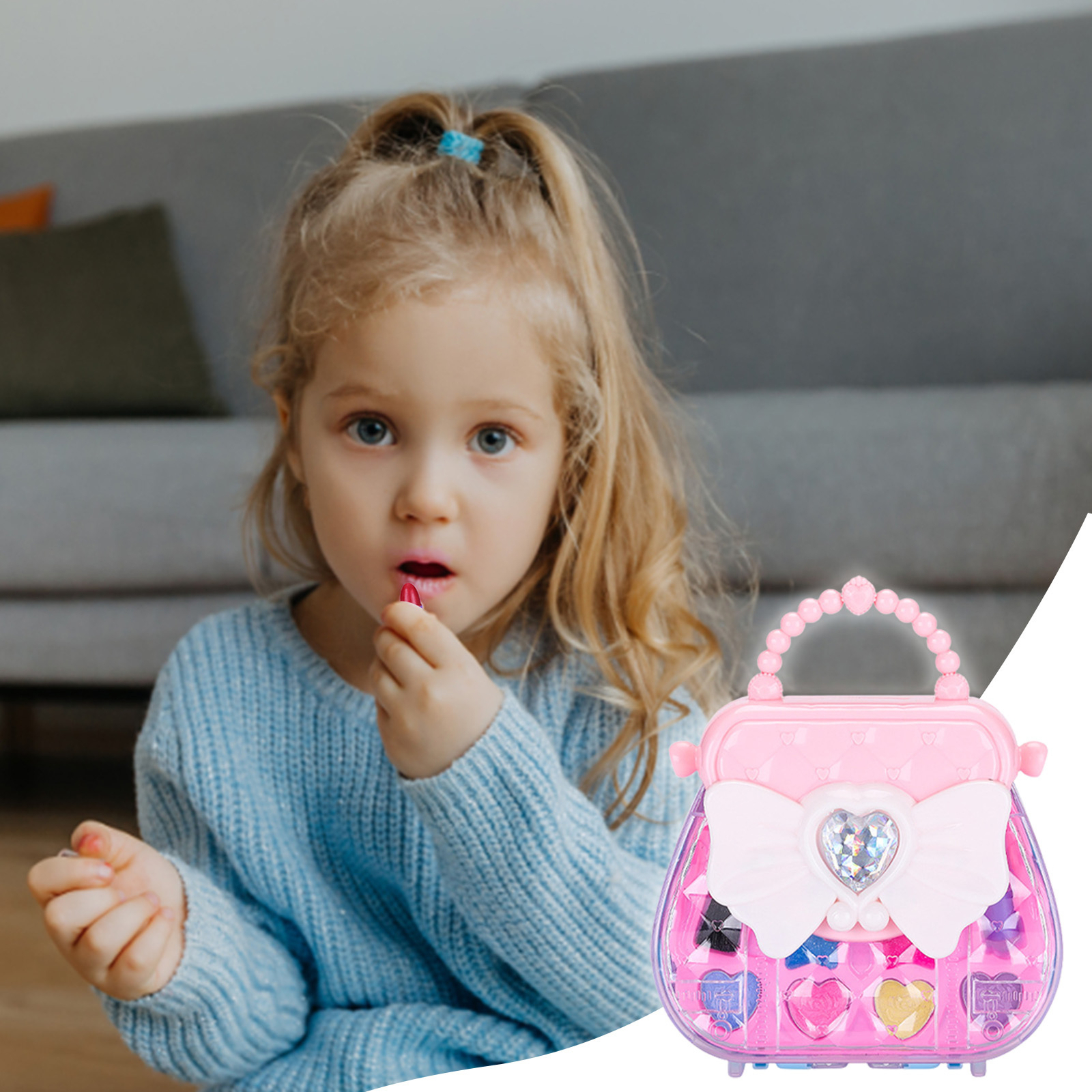 Kids Girls Makeup Toys Set Cosmetic Pretend Play Kit Princess Toy Random