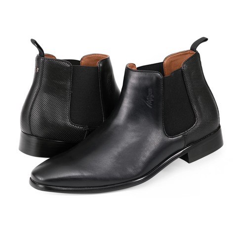Tommy Hilfiger Men's Sesame Boot, Black 001, 10.5M