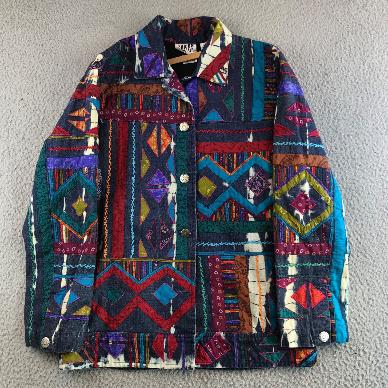 ジャケット・アウター 90s chico's design denim jacket y2k 90s chico's design denim jacket y2k