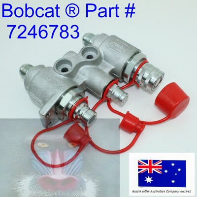 fits Bobcat Hydraulic Coupler Flat Face Quick Block 863 S130 S150 S160 S175 S185