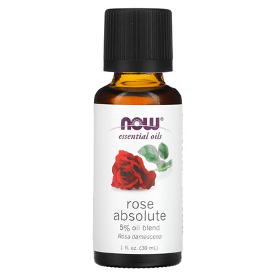 Эфирные масла Now Foods Rose Absolute 1 жидкая унция 30 мл All-Natural