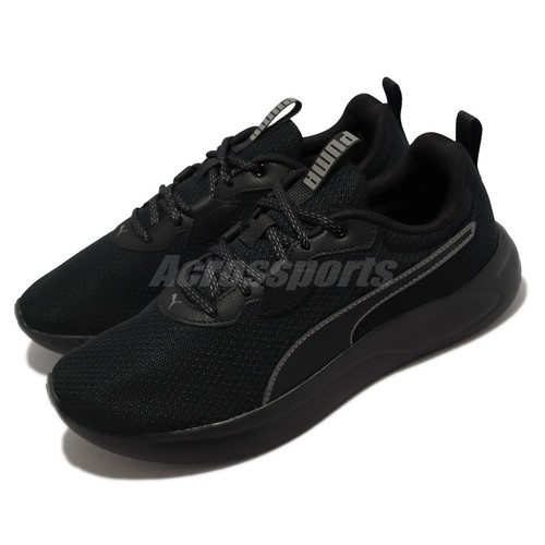 

Puma Resolve Smooth Black Grey Мужские кроссовки унисекс для бега 376219-01, Черный, Resolve Smooth