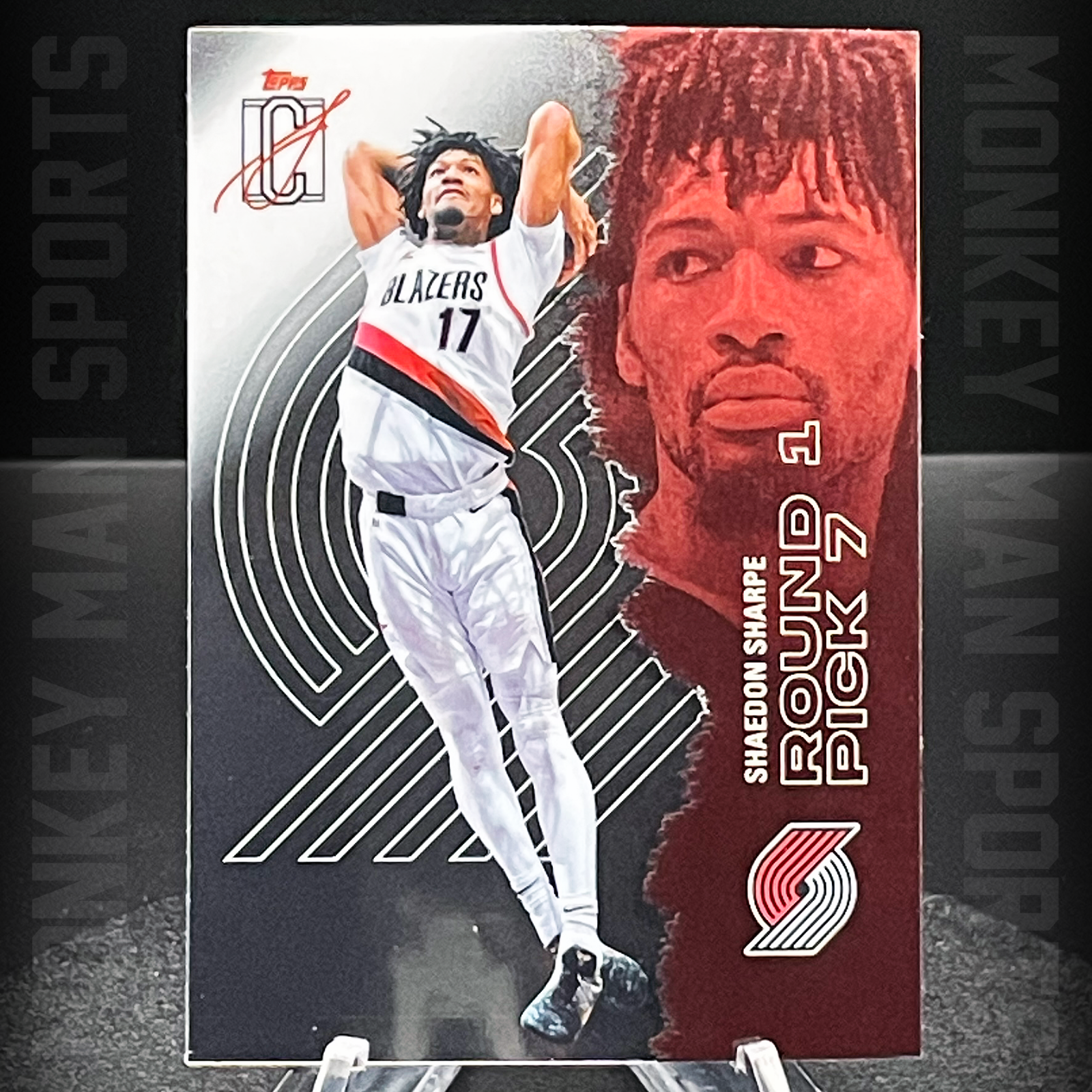 2025-26 Signature Class - Shaedon Sharpe - #24 CHROME TRAIL BLAZERS MINT