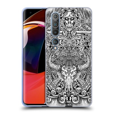 HEAD CASE DESIGNS ANIMAL SKULL B&W SOFT GEL CASE FOR XIAOMI PHONES