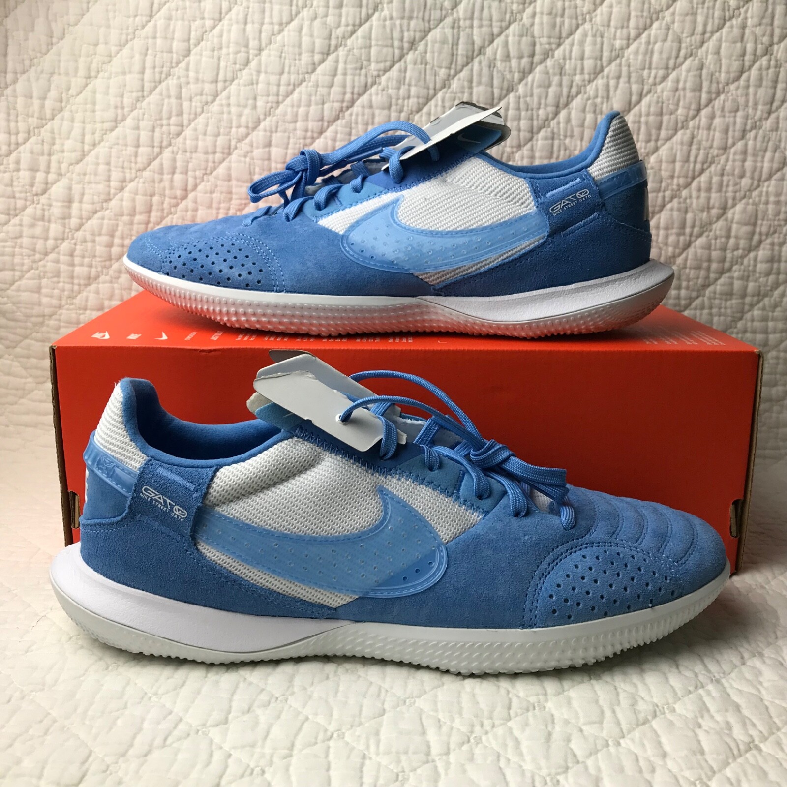 Nike Streetgato Indoor Soccer Shoes Mens SZ 8 University