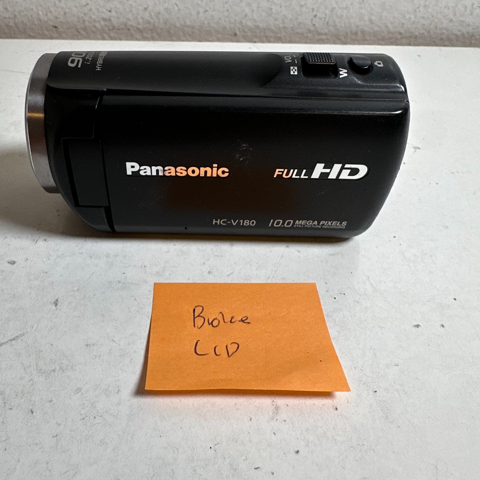 Panasonic HC-V180 Black 10MP 2.7