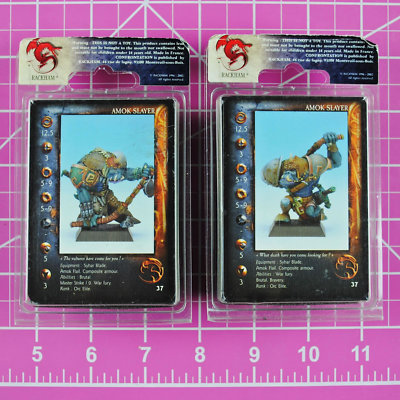 Rackham Confrontation Orc Amok Slayer (2 Packs) Rare OOP Orcs Bran-O-Kor Slayers