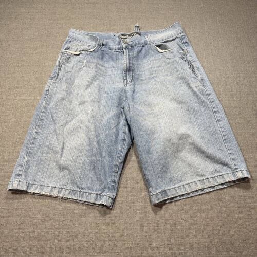 Brooklyn Express Men's Jean Shorts Vintage Y2K Denim Brooklyn Express Men's Jean Shorts Vintage Y2K Denim