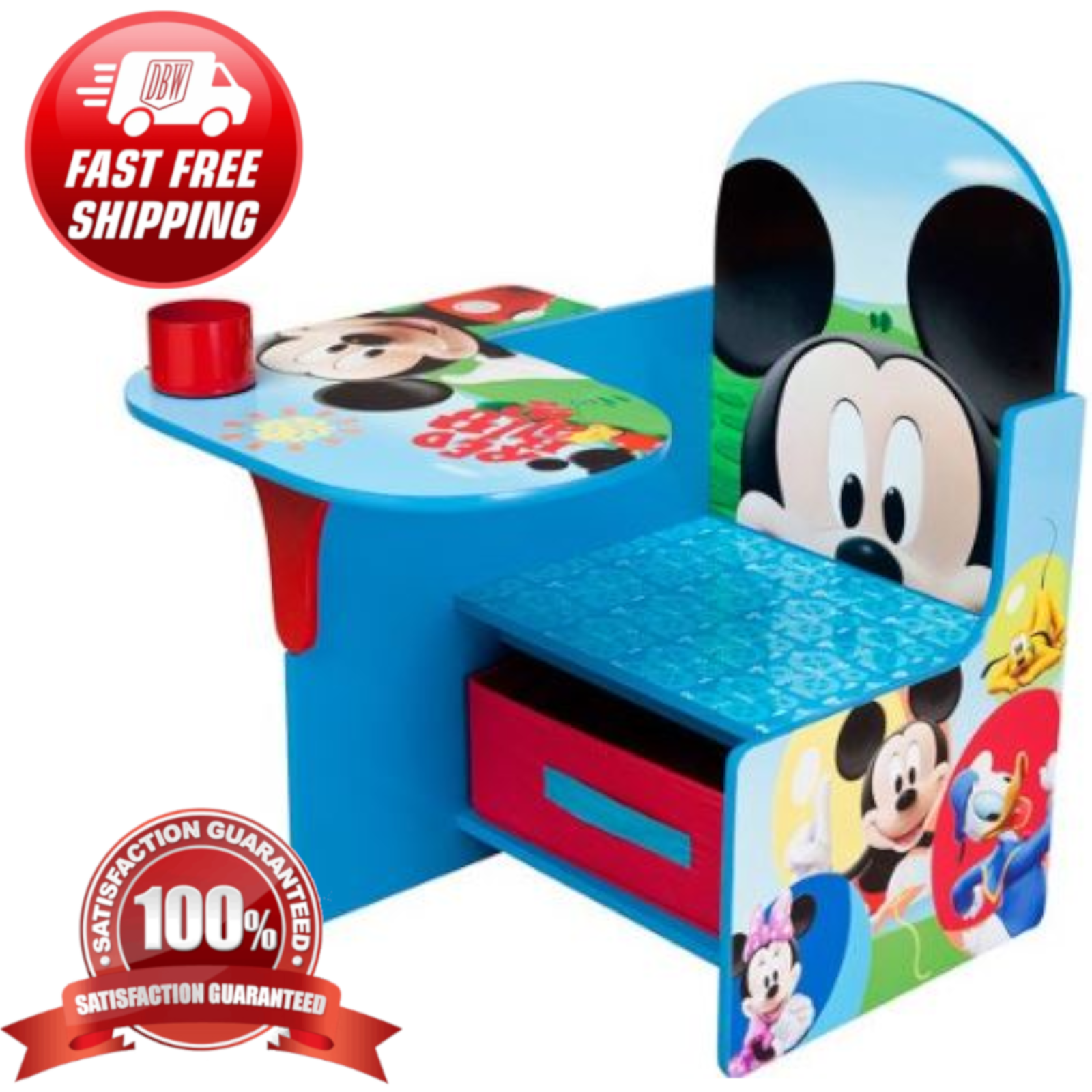 minnie mouse desk and chair