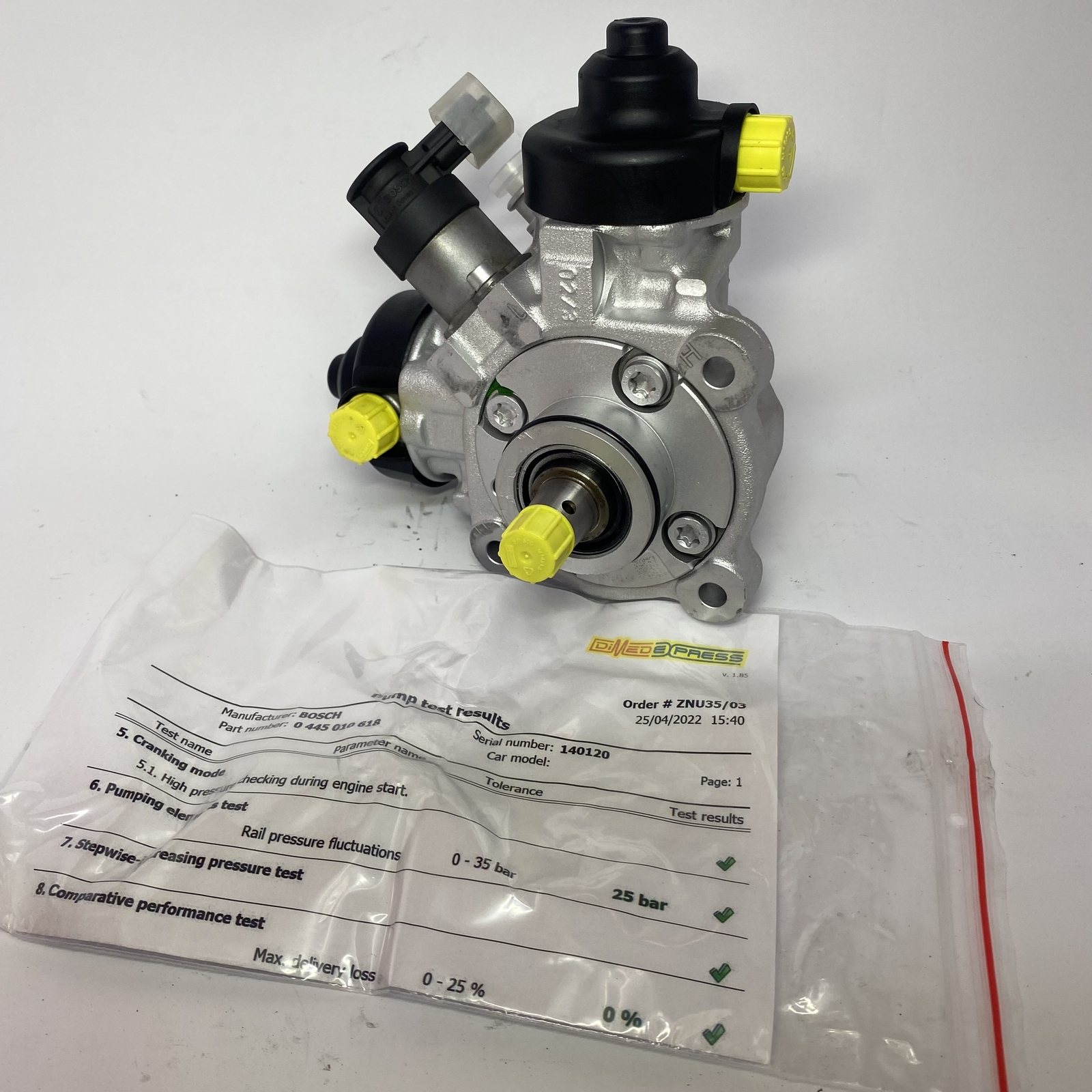 Volvo V70 C30 S80 S60 High-Pressure Bosch 0445010618 Cr