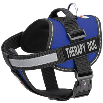 Dogline Vest Harness for Dogs and 2 Removable Therapy Dog Patches, Large/28 t...