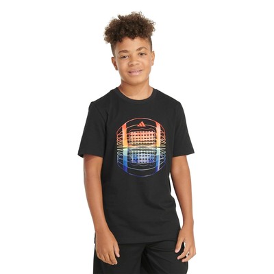 Футболки и топы для девочек adidas Kids SS Football Tee (для малышей / Маленьких детей / больших детей)