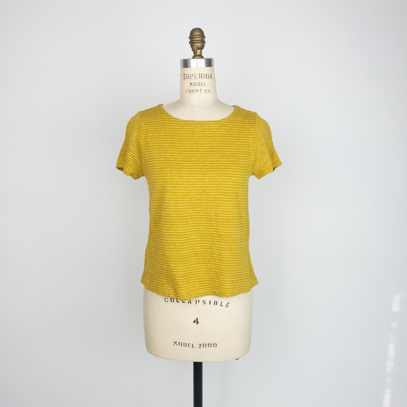 eileen fisher linen tee