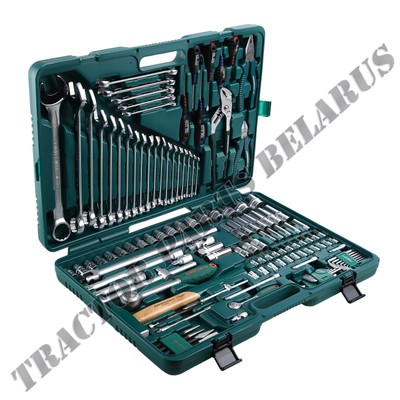 Jonnesway Tools 128 Pieces Socket Set (S04H524128S)