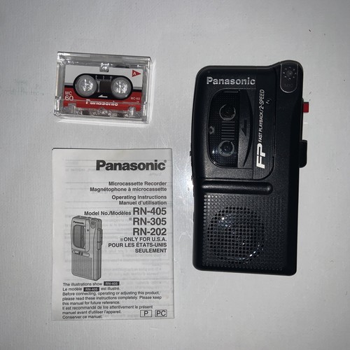 Panasonic Rn2021 2 Speed Microcassette Voice Recorder Made In Japan