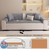 Couch Cover for Dogs Washable,Non Slip Fuzzy Durable Couch Covers for 3 Cushion Sofa Pet Friendly Sofa Cover Dog Thick Soft Slipcovers Protector Couches Mat Bed (Light Grey,27.6