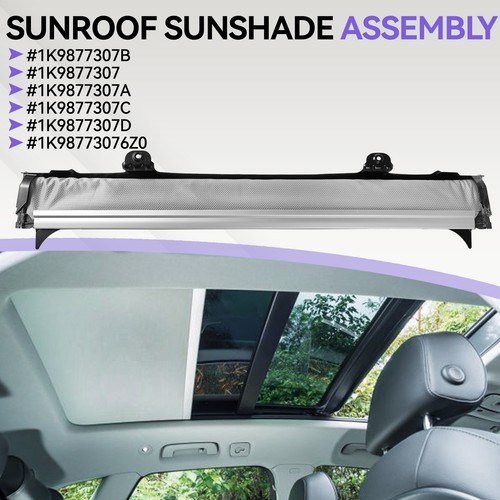 Gray Sunroof Sunshade Cover 1K9877307A for Audi Q5 09-17 VW Tiguan