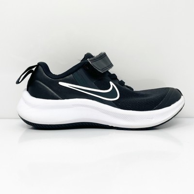

Nike Boys Star Runner 3 DA2777-003 Черные кроссовки для бега, размер 11C, Черный, Star Runner 3