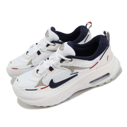 

Женская повседневная обувь Nike Wmns Air Max Bliss White Midnight Navy FN8916-141, Белый, Wmns Air Max Bliss