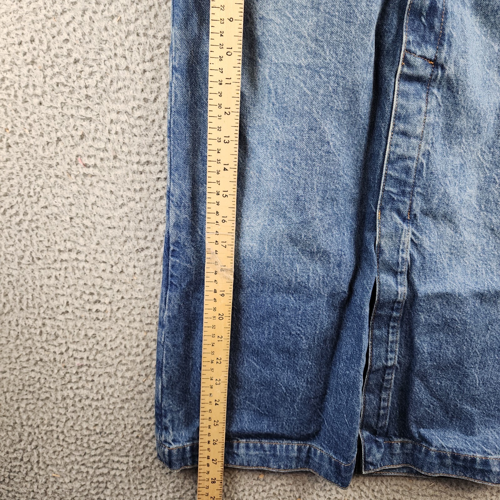 FRAME The Vent Denim Skirt Women's 2 Pearl District Denim Button Zip Closure - Picture 6 of 13