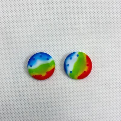 2 Thumb Stick Grips Controller Cover Cap Pair PS4 PS3 PS2 Xbox One 360 Wii U