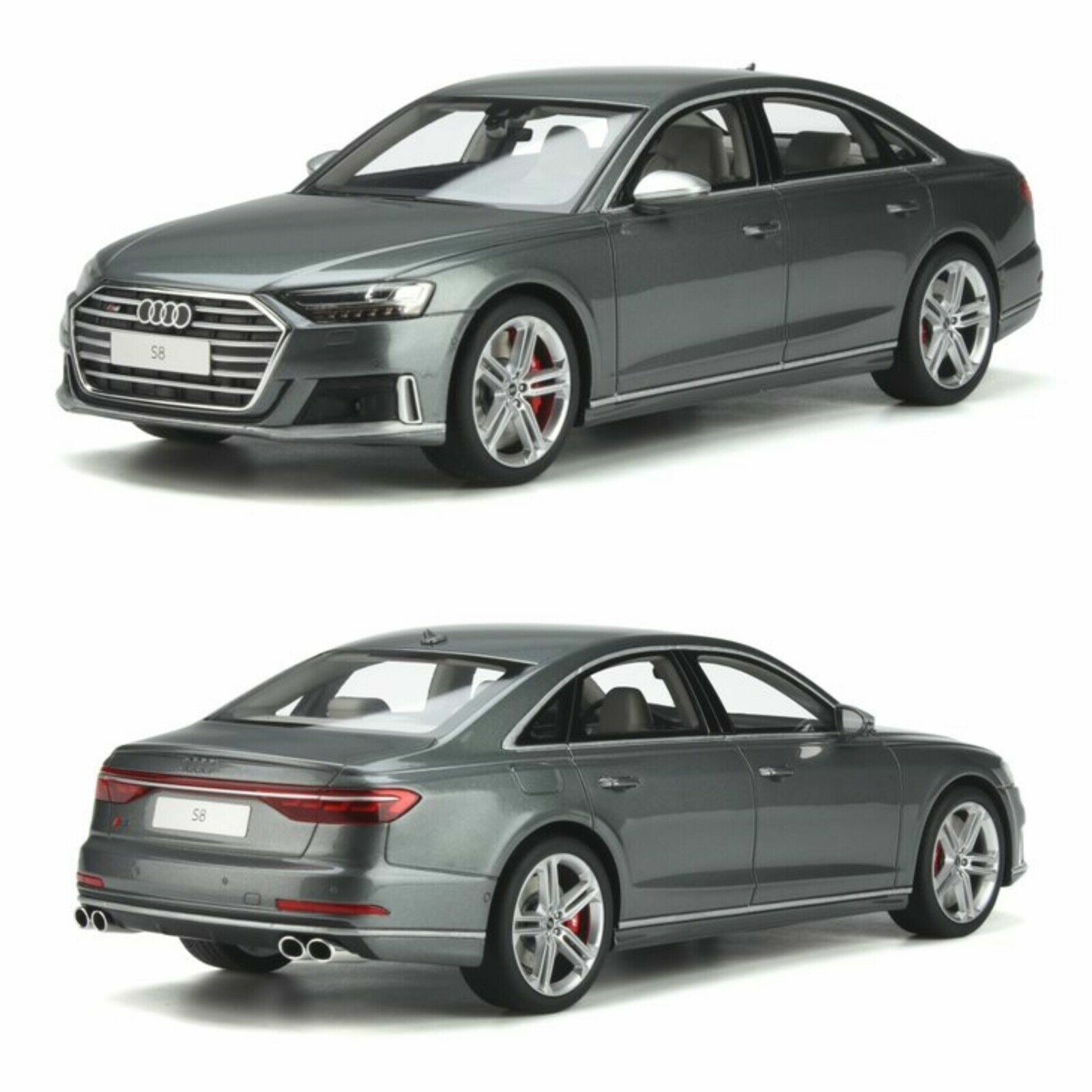 1/18 Scale Audi S8 2020 Daytona Grey Limited Resin Car Model 1/18 Scale Audi S8 2020 Daytona Grey Limited Resin Car Model