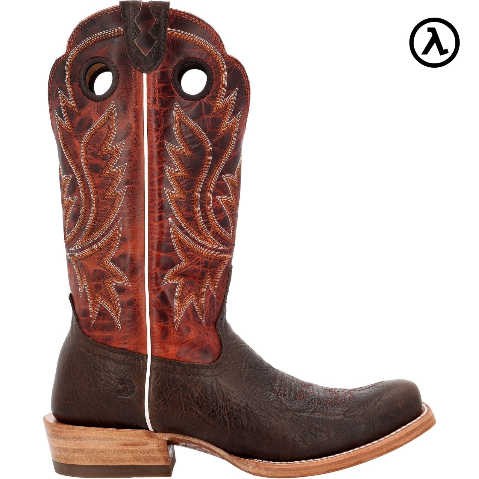 Pre-owned Durango Boots Durango® Men's Prca Collection Shrunken Bullhide Western Boots Ddb0464 - In Nicotine And Burnt Sienna
