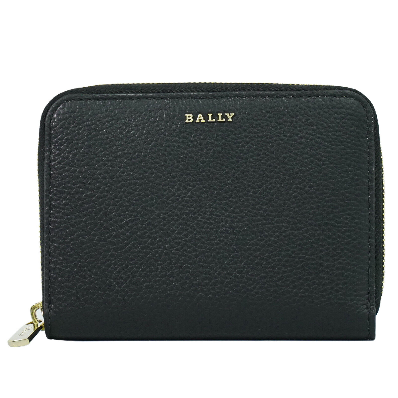 BALLY Leather Round Zip Compact Wallet Black Gold | eBay BALLY Leather Round Zip Compact Wallet Black Gold | eBay