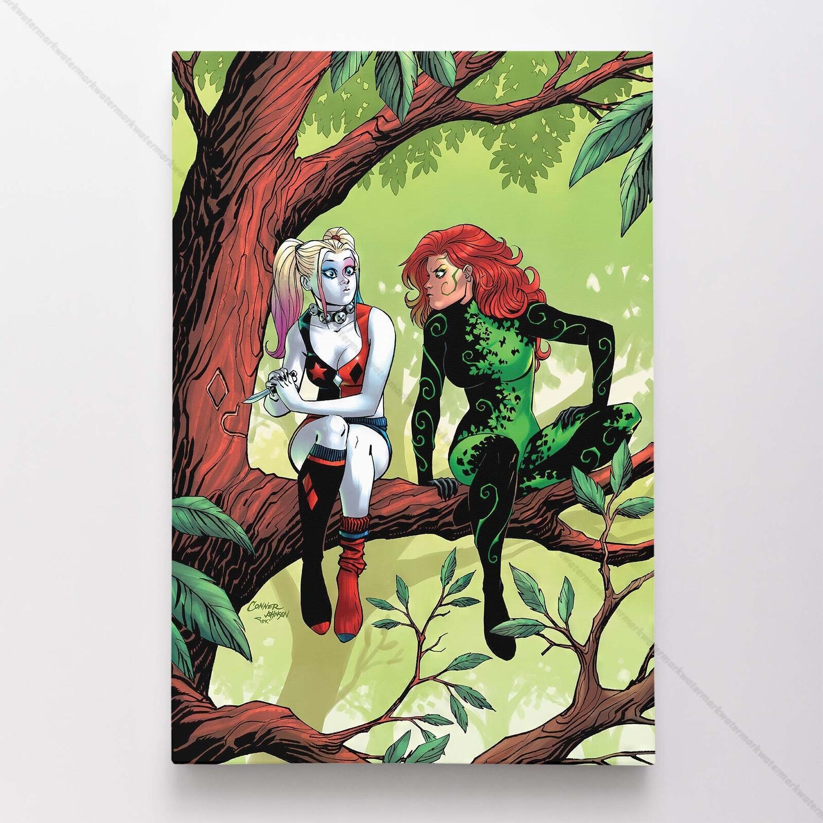 Harley Quinn Poster Canvas Superhero DC Comic Book Comics Wall Art Print #6564