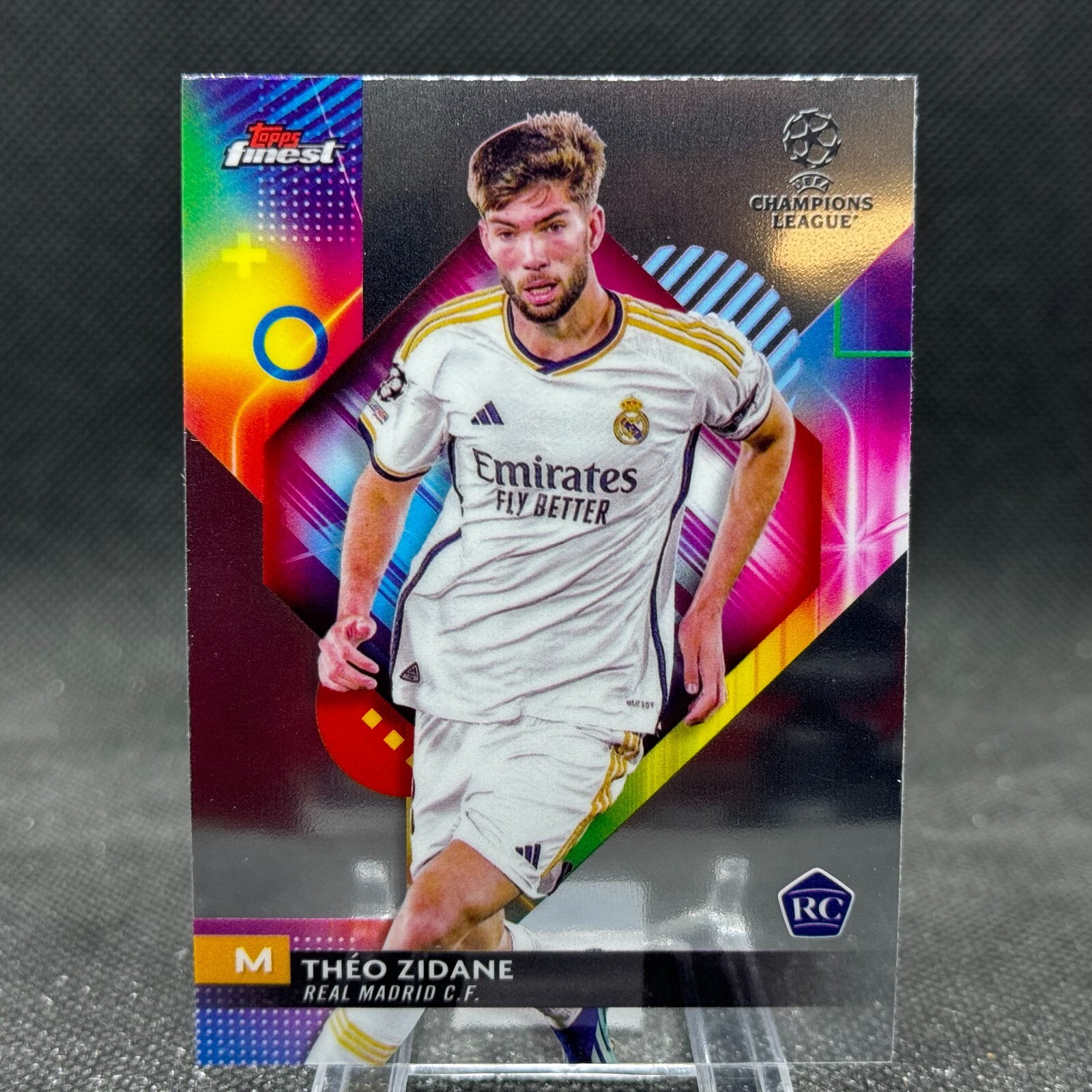 Theo Zidane 2023-24 Topps Finest UEFA Real Madrid Rookie #26 Theo Zidane 2023-24 Topps Finest UEFA Real Madrid Rookie #26