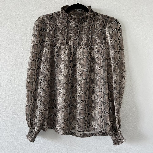 joie snakeskin blouse
