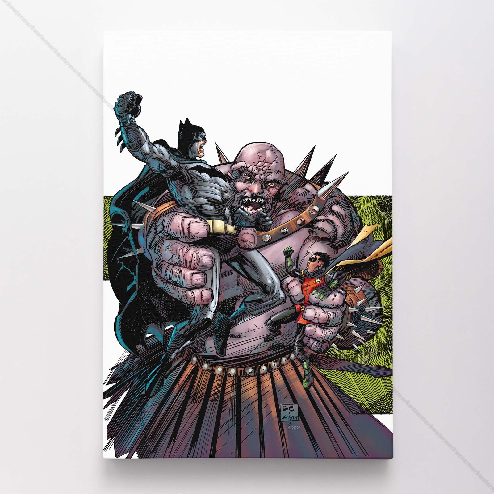 Batman & Robin Poster Canvas Dark Knight Comic Book Cover Art Print #53680