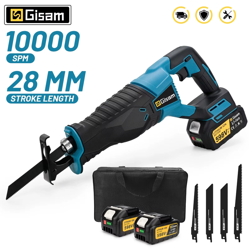 3000W 10000SPM Electric Reciprocating Saw Electric Chainsaw Saber Saw Portable C